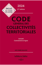 Code general des collectivites territoriales (edition 2024)